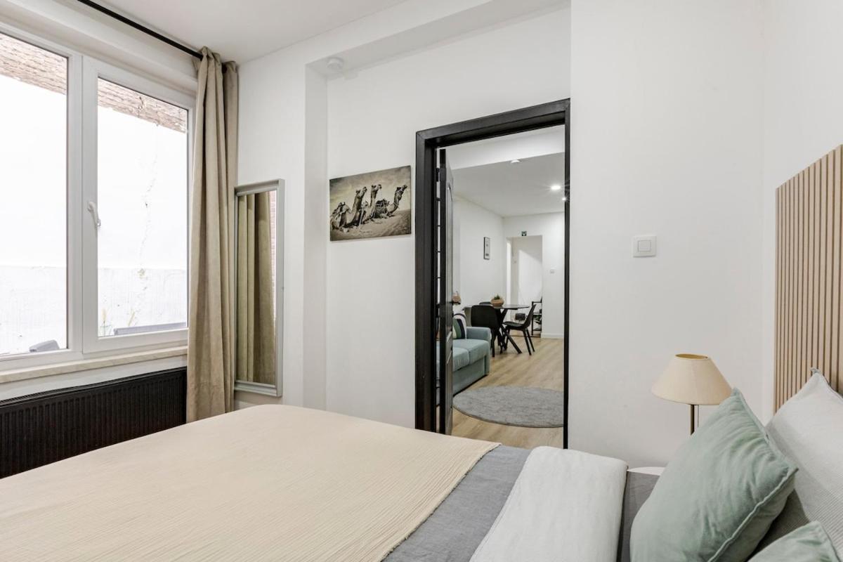 Cosy Appartement Met Tuin In Centrum Antwerpen Gratis Parking Free Parking! Kültér fotó