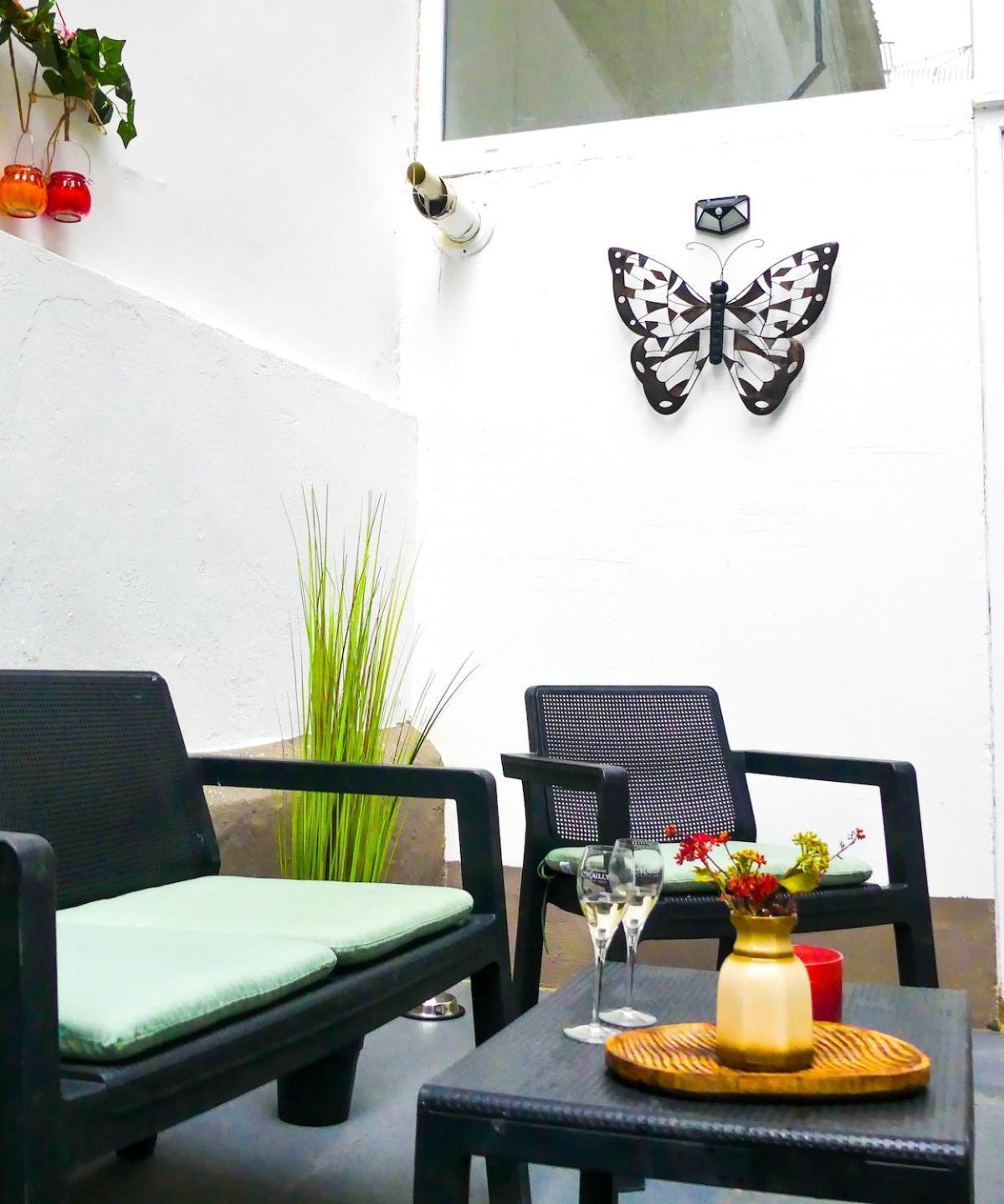 Cosy Appartement Met Tuin In Centrum Antwerpen Gratis Parking Free Parking! Kültér fotó