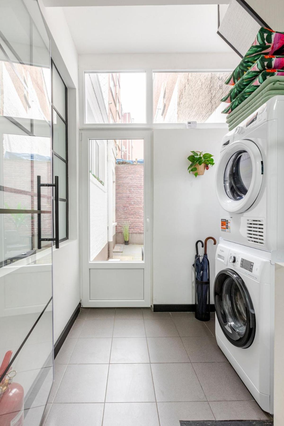 Cosy Appartement Met Tuin In Centrum Antwerpen Gratis Parking Free Parking! Kültér fotó