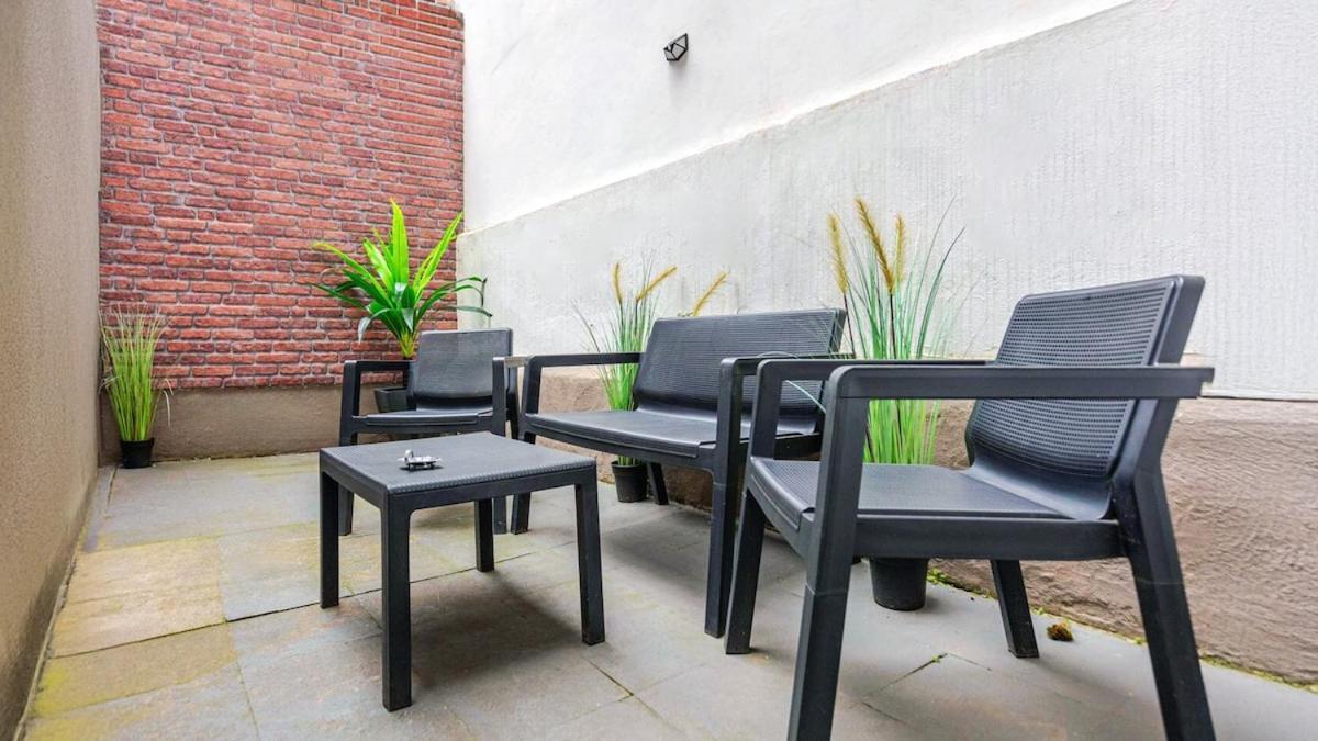 Cosy Appartement Met Tuin In Centrum Antwerpen Gratis Parking Free Parking! Kültér fotó